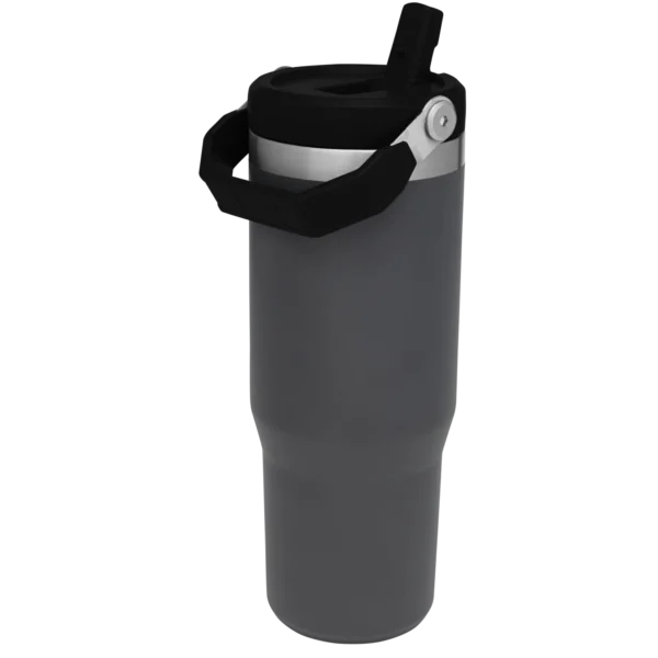 Stanley Flip Straw Tumbler - Charcoal 30OZ - Image 2